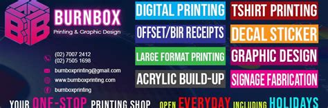 printing shop las pinas|Proburnbox Graphic Design and Printing Services in Las Pinas .